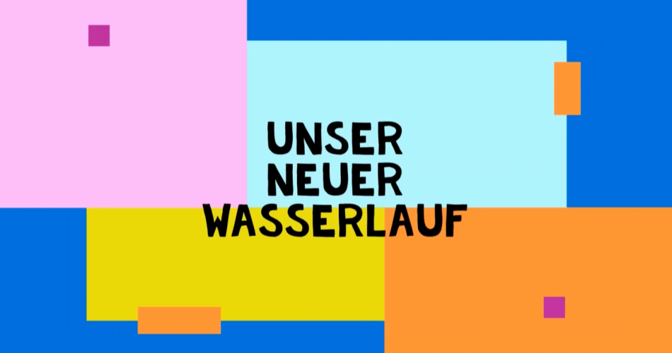 Unser neuer Wasserlauf